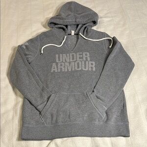 Under Armour Gray Athletic Sweater with Minimalist Design